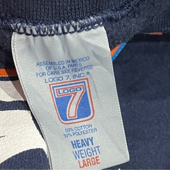 Denver Broncos Vintage 90s Super Bowl XXXII NFL Football Sweatshirt Pullover - Picture 5 of 5